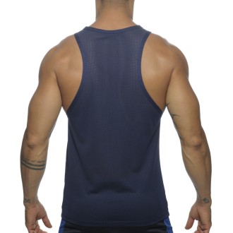 Addicted Mesh Tank Top Navy