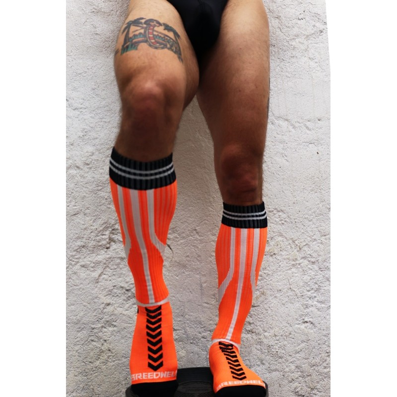 BREEDWELL Sucker Socks Neon Orange