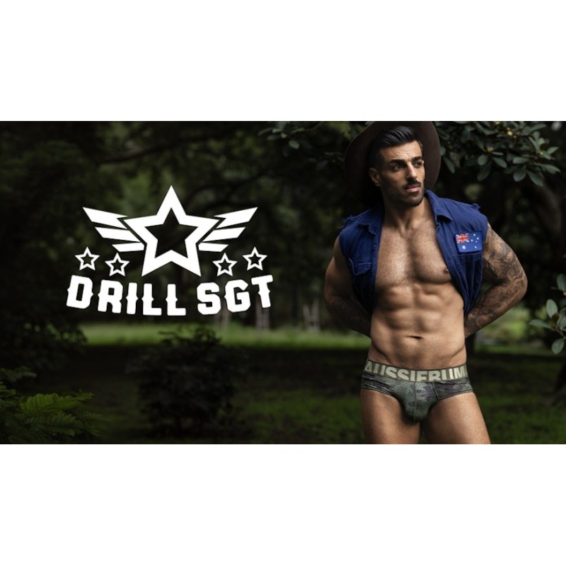 aussieBum Drill Sgt Brief Army