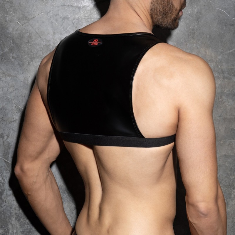 AD Fetish Round Buckle Top