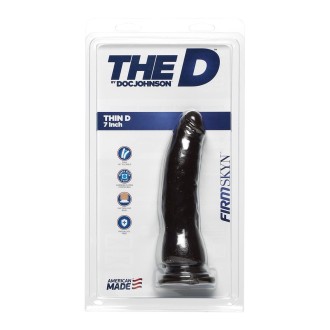 Thin D - Realistic FIRMSKYN Dildo - 7" / 18 cm