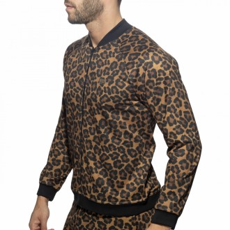 Addicted Leopard Bomber Jacket