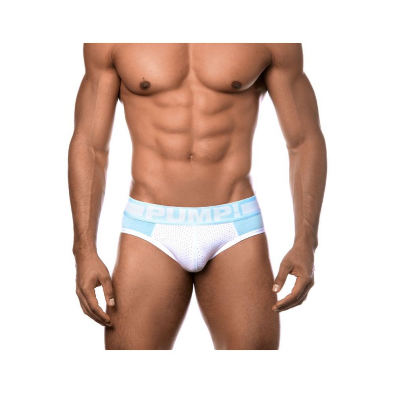 PUMP Frost Brief white blue