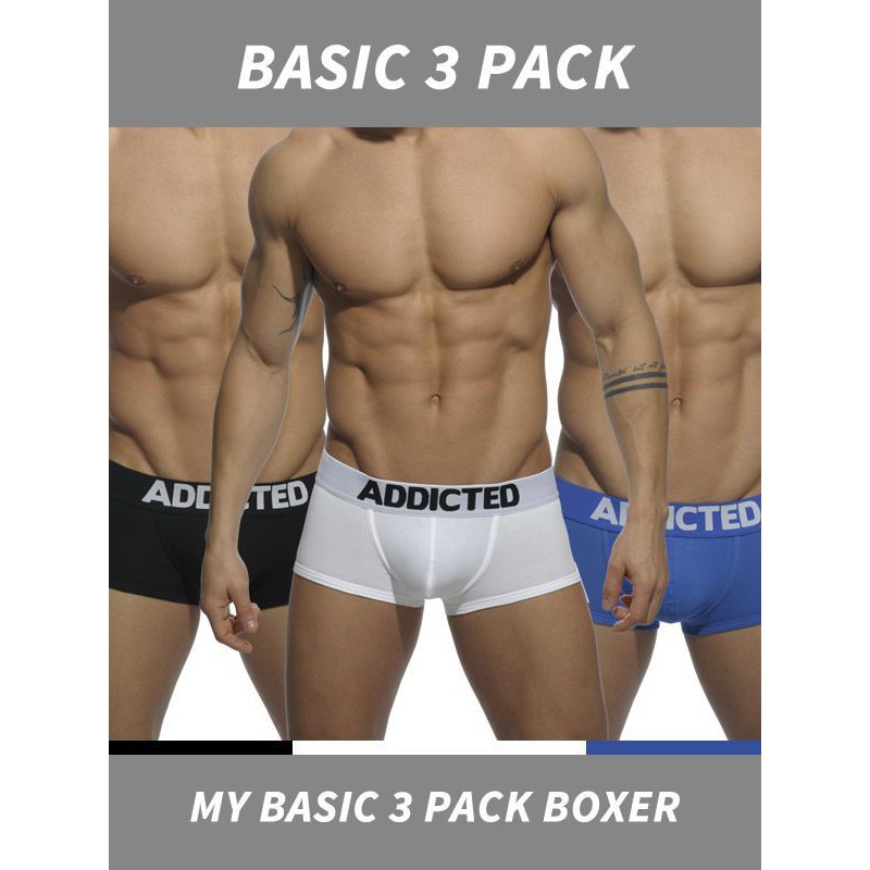 Addicted My Basic 3 Pack Boxer