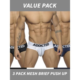 Addicted 3 Pack Mesh Brief...