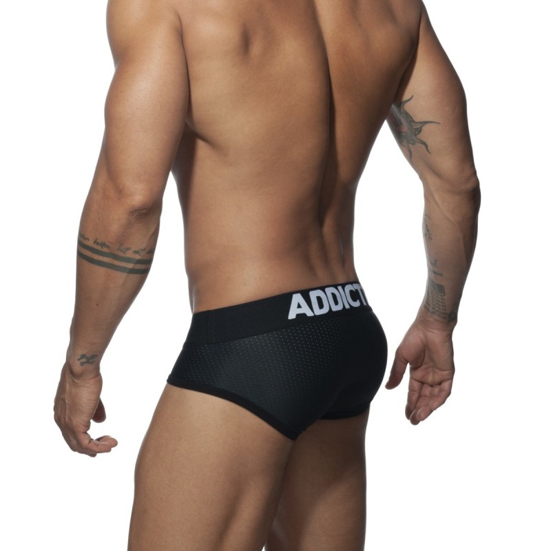 Addicted Push Up Mesh Brief black