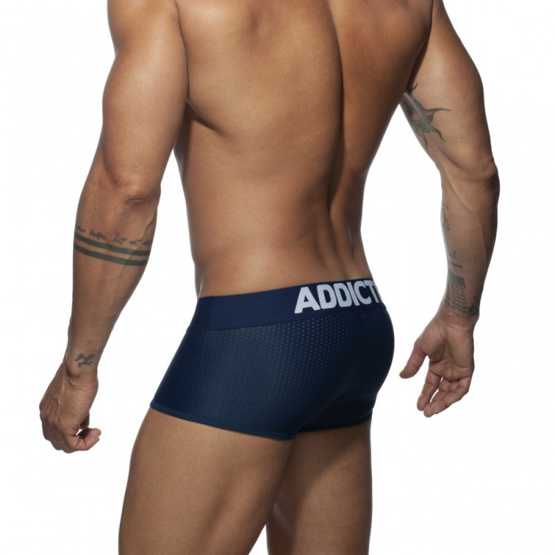 Addicted Push Up Mesh Trunk navy