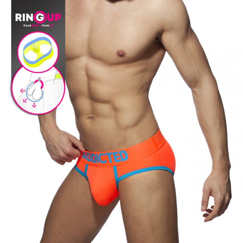 Addicted Cockring Swimderwear neon orange