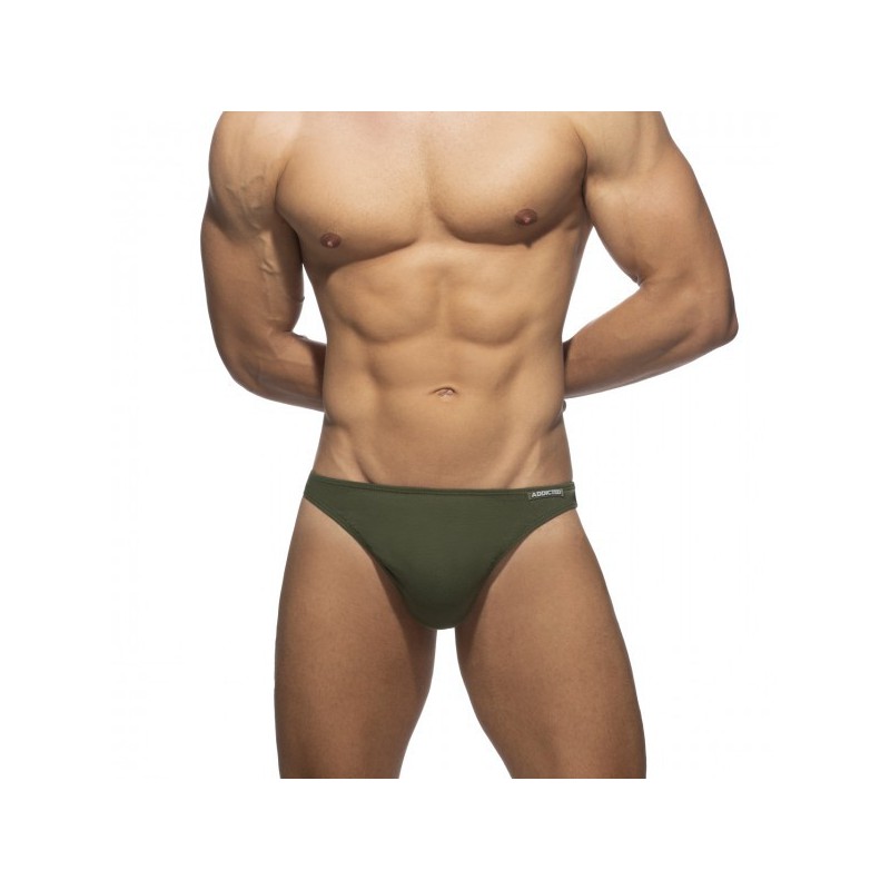 Addicted Cotton Thong kaki