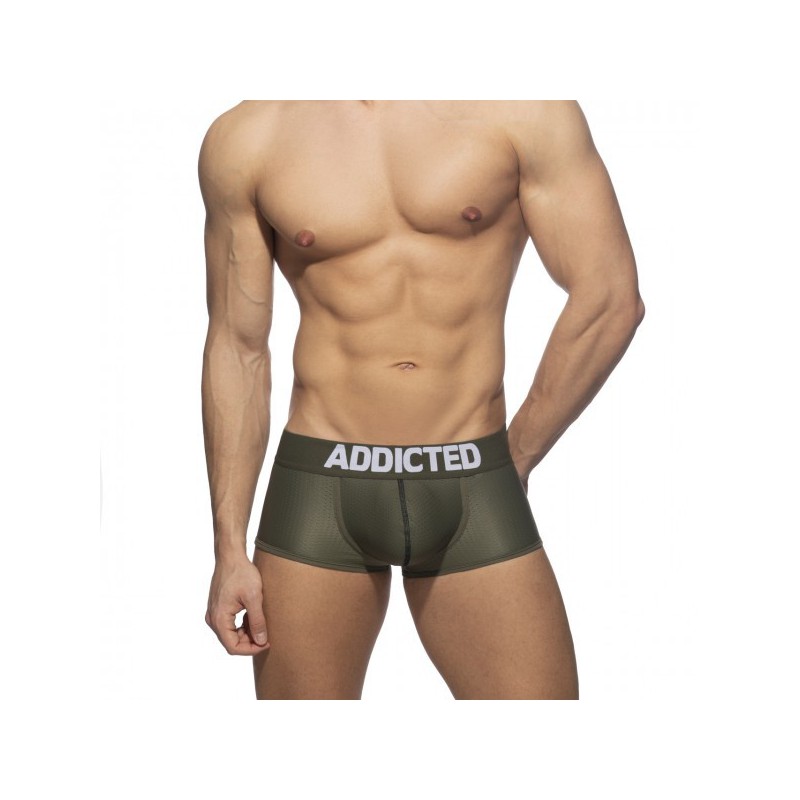 Addicted Push Up Mesh Trunk kaki