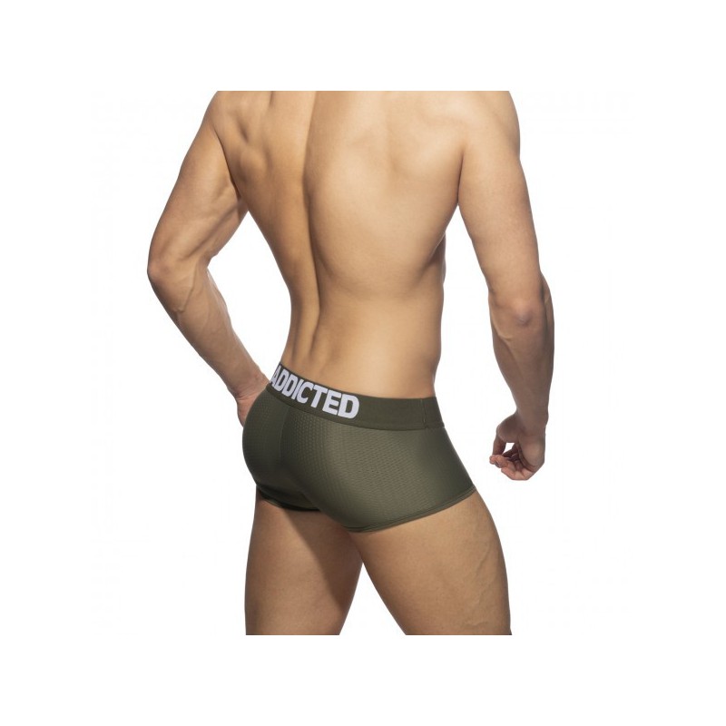 Addicted Push Up Mesh Trunk kaki